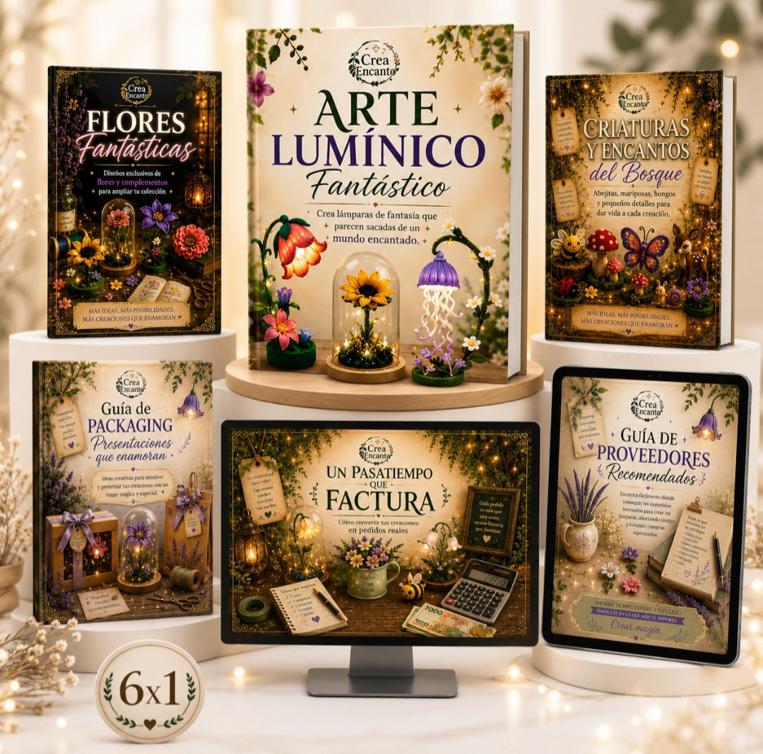Crea Arte Lumínico para sorprender o emprender ✨ Colección completa por Lanzamiento✨